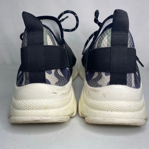 Steve Madden Isles2 Black Camo Sneakers Thick Sole Shoes Size 9 - Picture 8 of 16